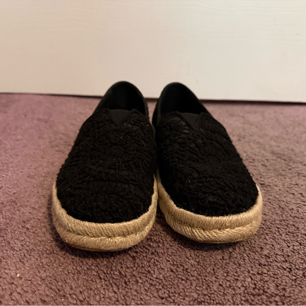 Toms Alpargata Rope 2.0 Espadrilles- Black Crochet - Picture 3 of 5